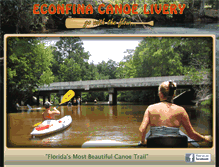 Tablet Screenshot of canoeeconfinacreek.net